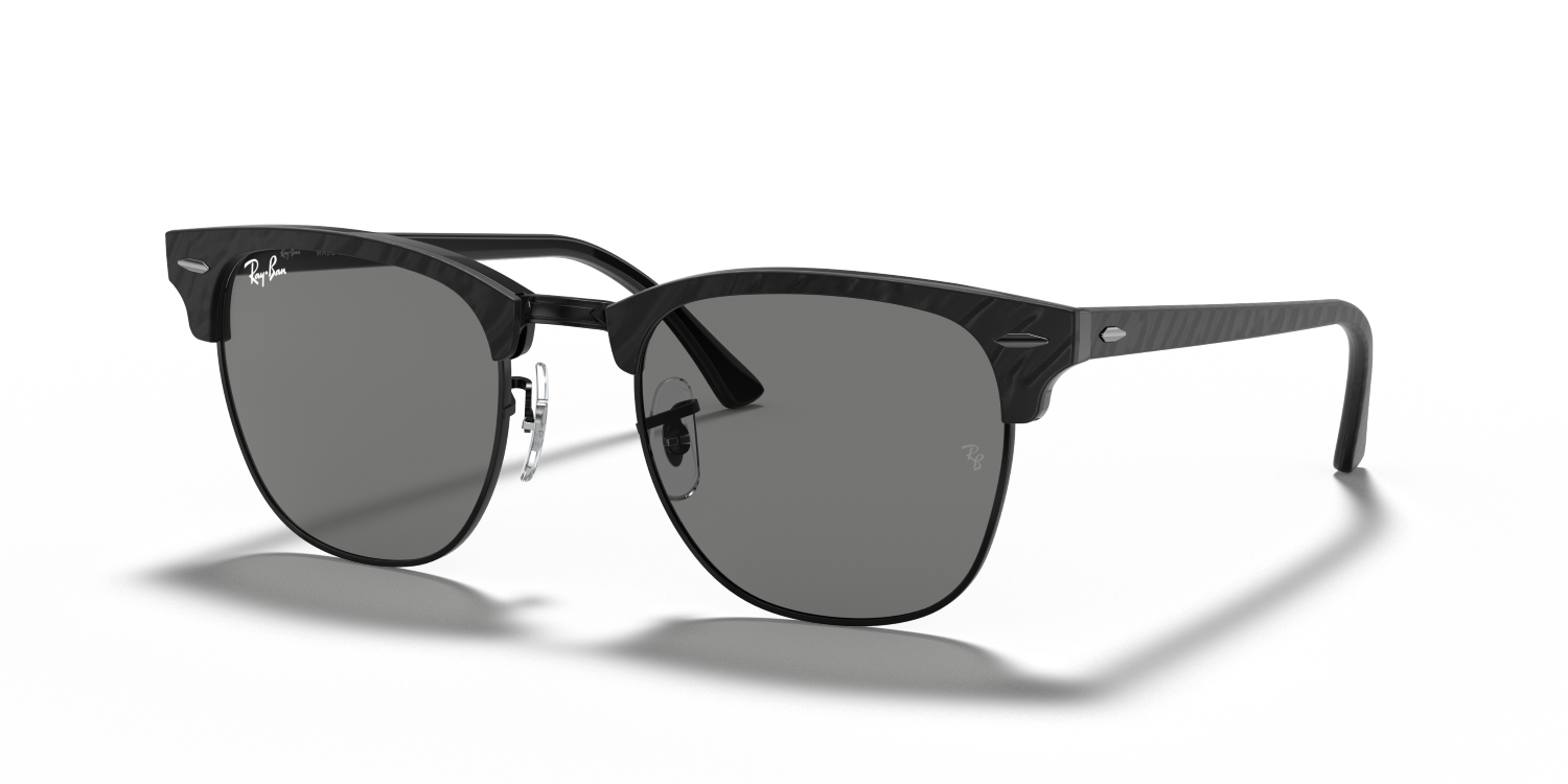 Ray-Ban CLUBMASTER RB3016 - Black / Black