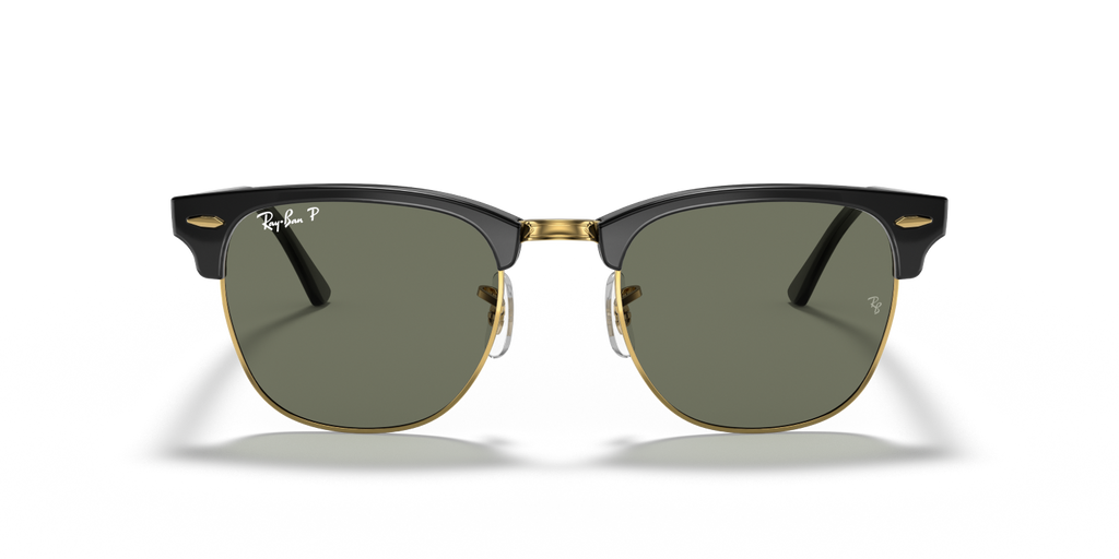 Ray-Ban CLUBMASTER RB3016 - Black & Gold / Black
