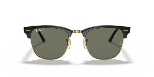 Ray-Ban CLUBMASTER RB3016 - Black & Gold / Black
