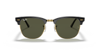 Ray-Ban CLUBMASTER RB3016 - Black On Gold / Black