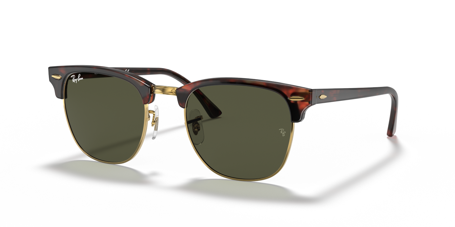 Ray-Ban CLUBMASTER RB3016 - Tortoise On Gold / Tortoise
