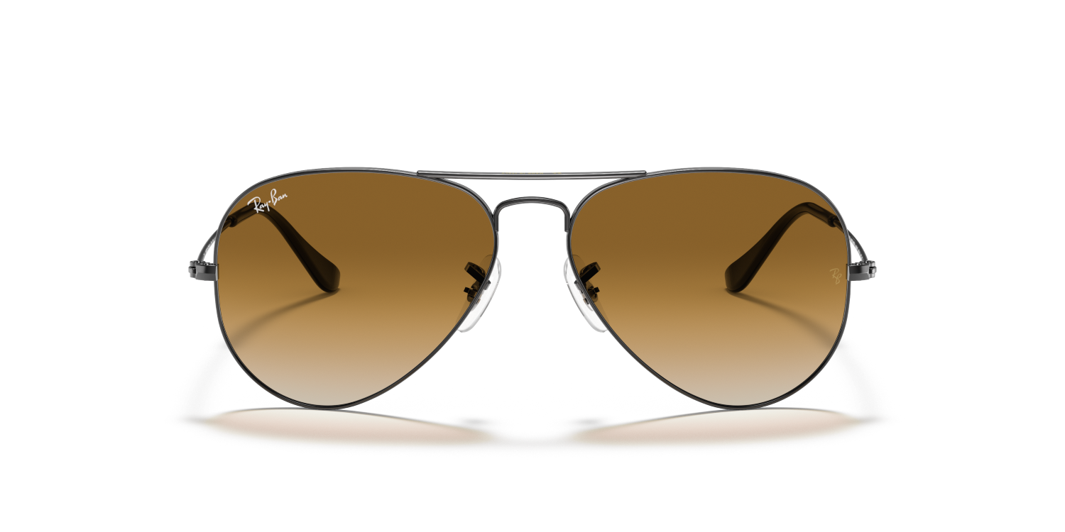 Ray-Ban AVIATOR RB3025 - Gunmetal / Grey