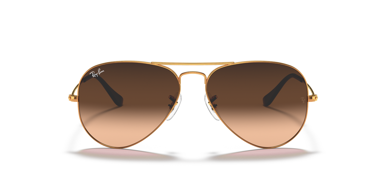 Ray-Ban AVIATOR RB3025 - Light Brown / Brown