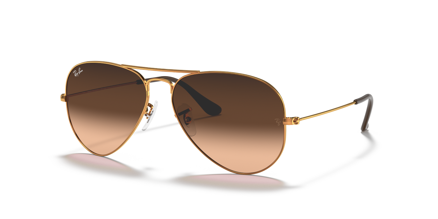 Ray-Ban AVIATOR RB3025 - Light Brown / Brown