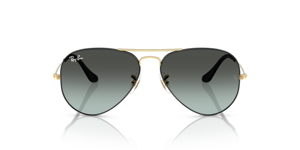 Ray-Ban AVIATOR RB3025 - Black On Arista / Black