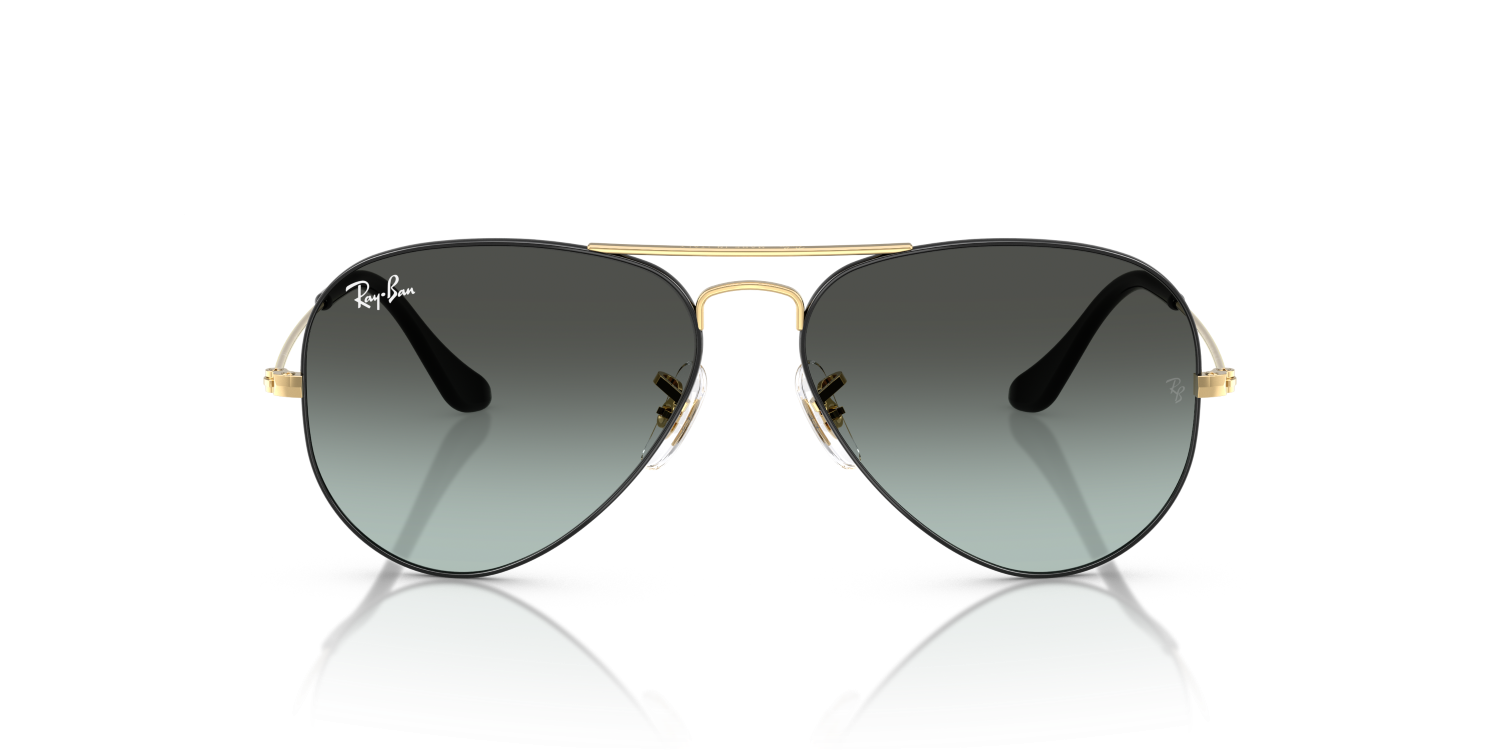 Ray-Ban AVIATOR RB3025 - Black On Arista / Black