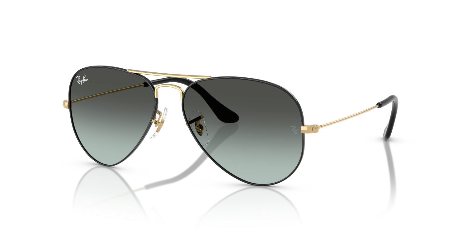 Ray-Ban AVIATOR RB3025 - Black On Arista / Black