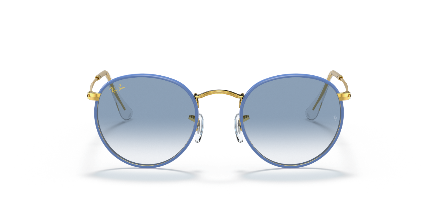 Ray-Ban ROUND FULL COLOR RB3447JM - Light Blue / Blue