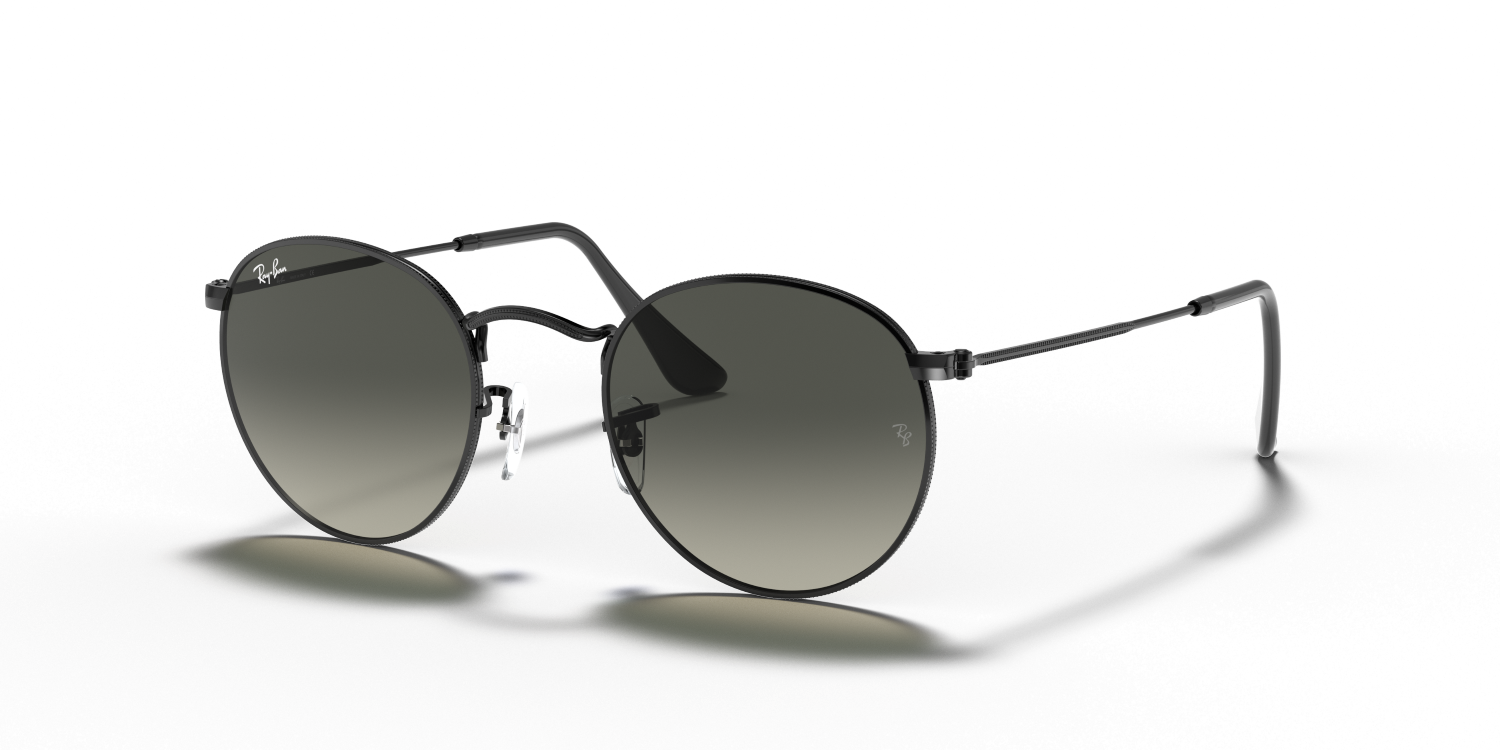 Ray-Ban ROUND METAL RB3447N - Black / Black
