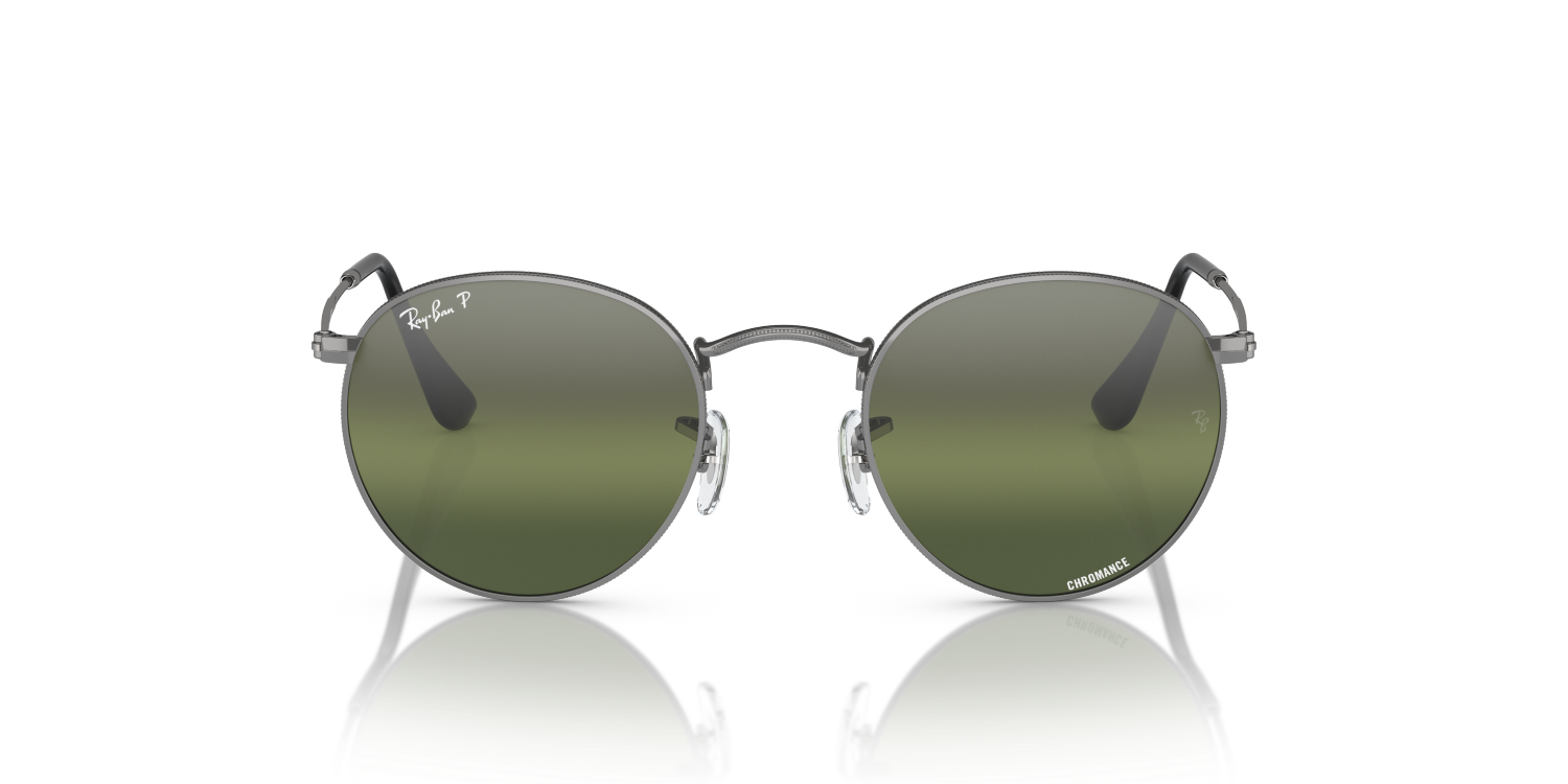 Ray-Ban ROUND METAL RB3447 - Gunmetal / Grey