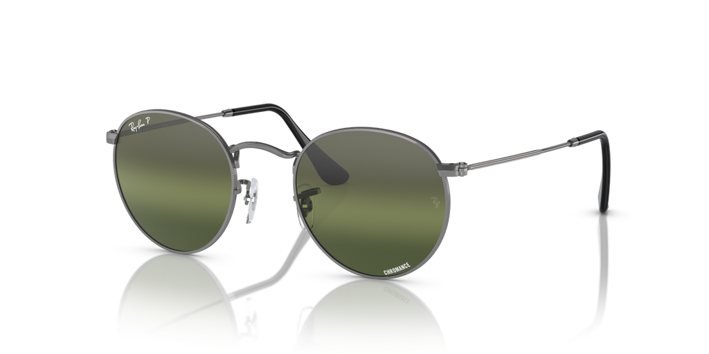 Ray-Ban ROUND METAL RB3447 - Gunmetal / Grey