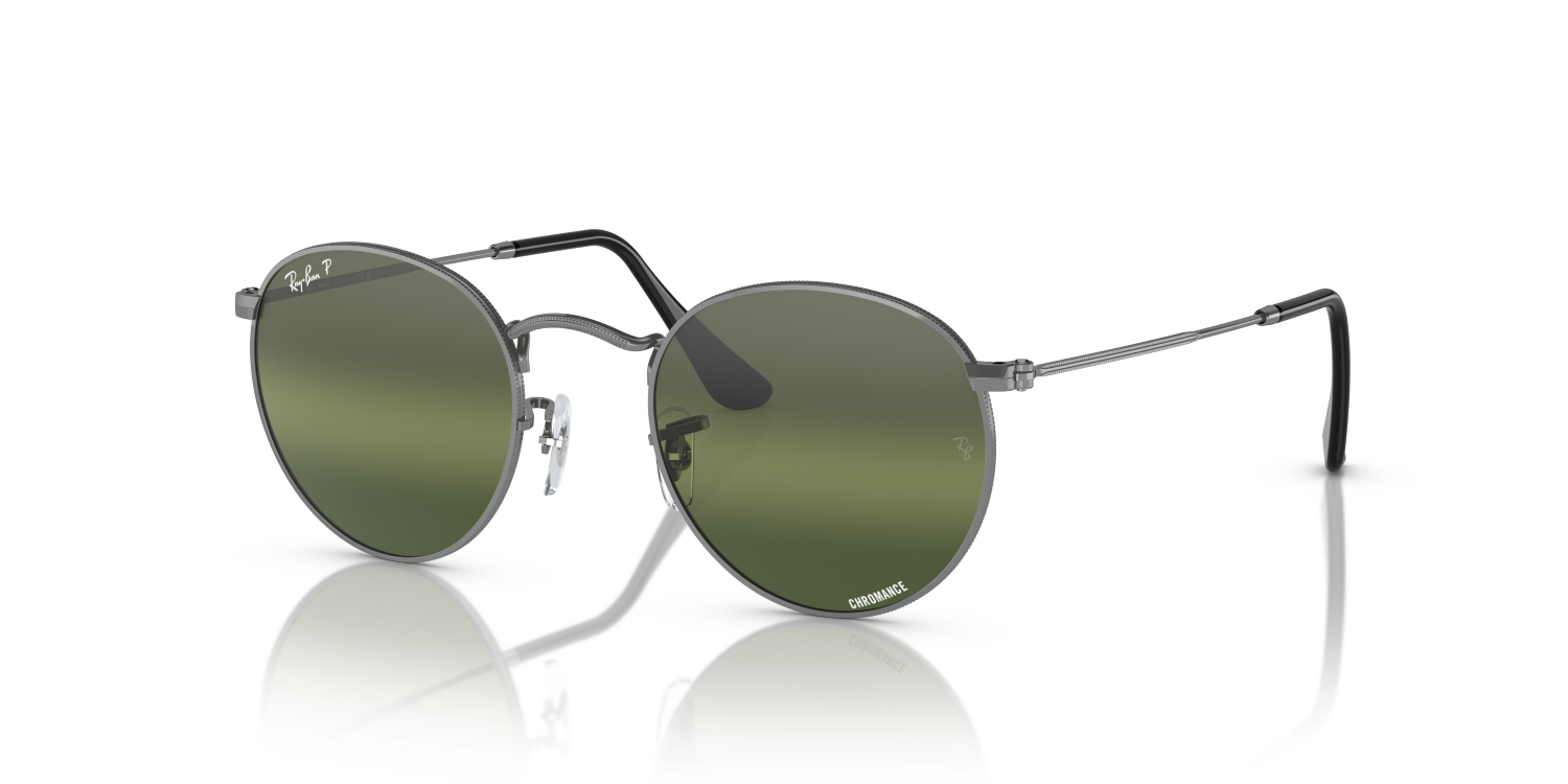 Ray-Ban ROUND METAL RB3447 - Gunmetal / Grey