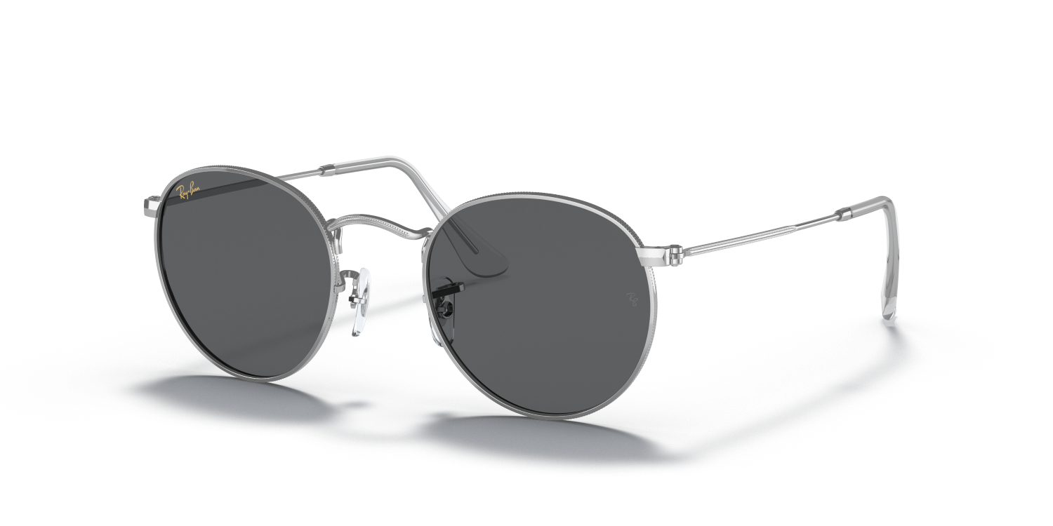 Ray-Ban ROUND METAL RB3447 - Silver / Silver