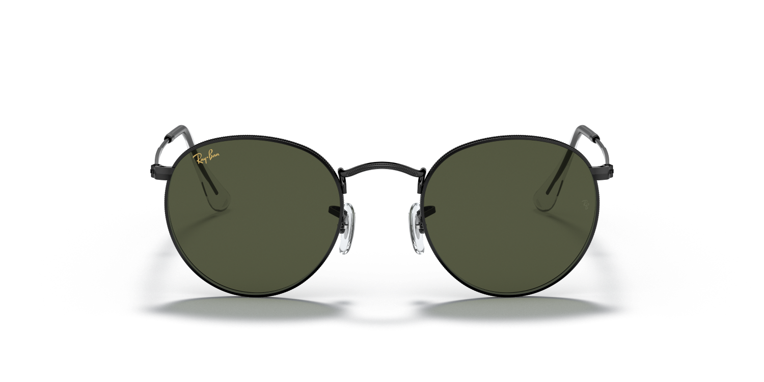 Ray-Ban ROUND METAL RB3447 - Black / Black
