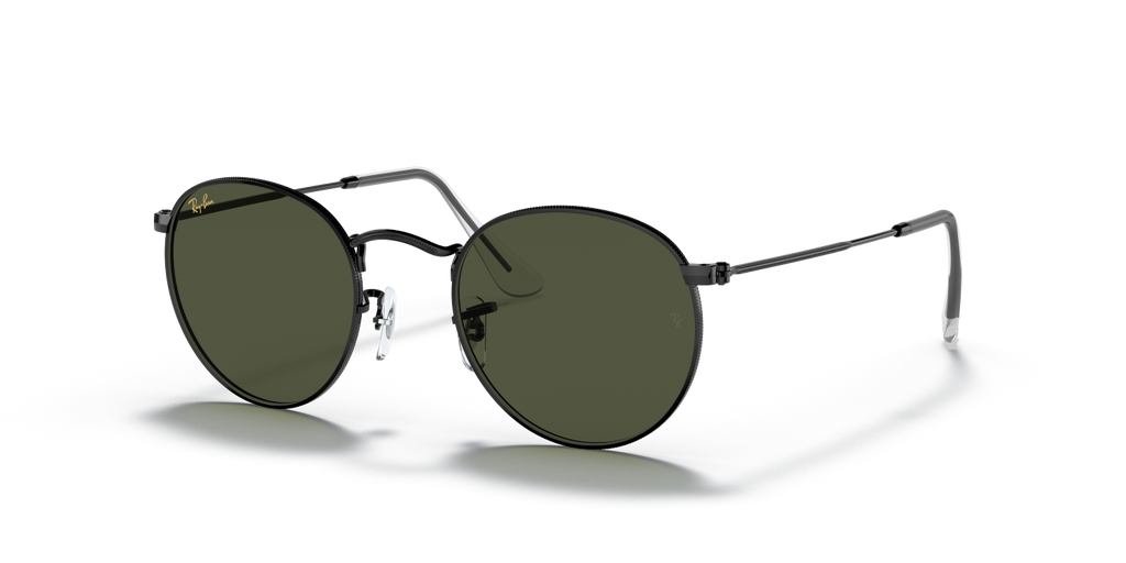 Ray-Ban ROUND METAL RB3447 - Black / Black