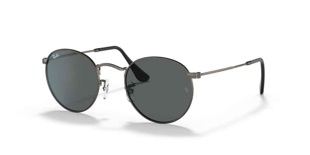 Ray-Ban ROUND METAL RB3447 - Gunmetal / Grey