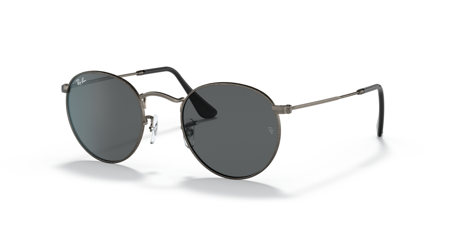 Ray-Ban ROUND METAL RB3447 - Gunmetal / Grey