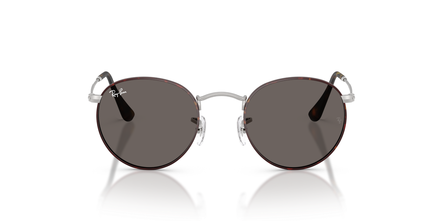 Ray-Ban ROUND METAL RB3447 - Matt Havana On Matt Silver / Tortoise