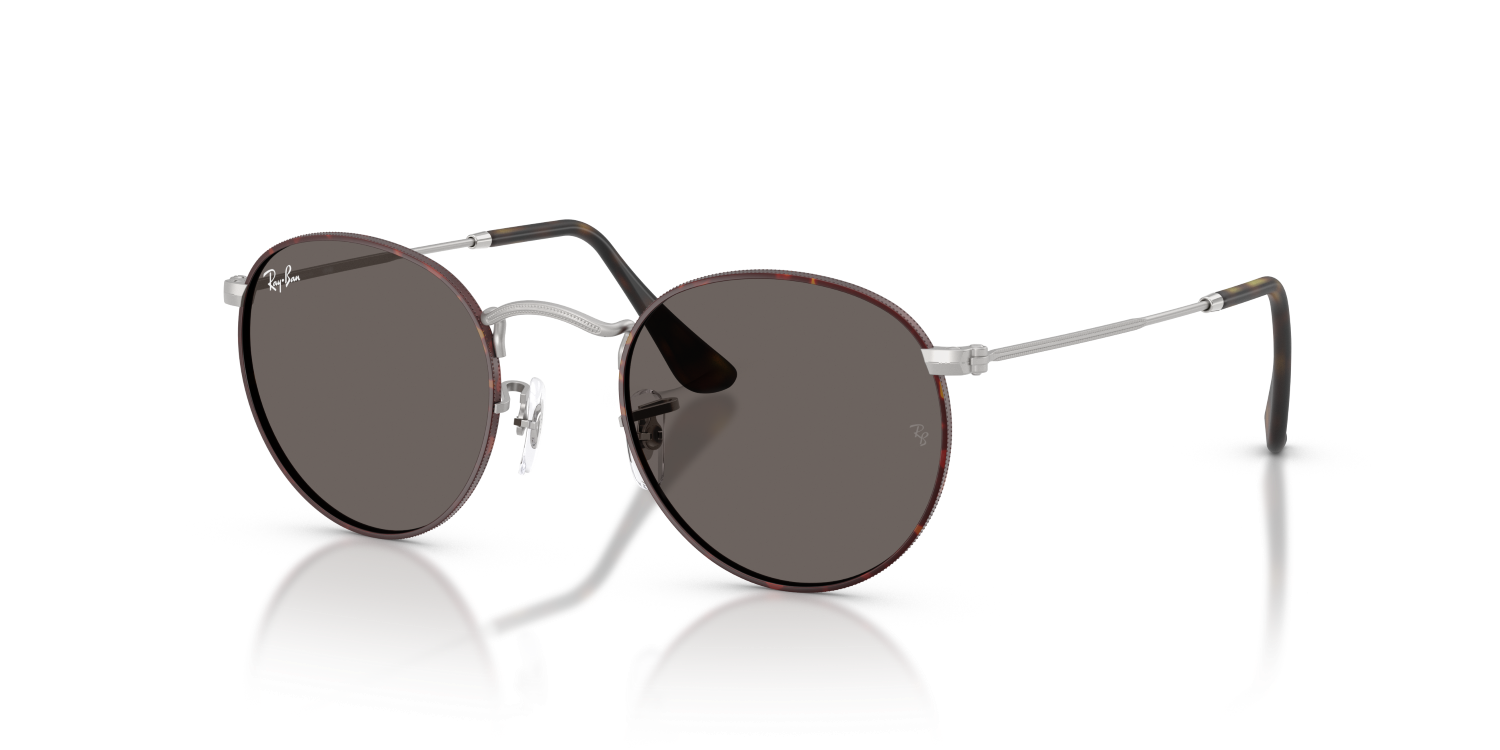 Ray-Ban ROUND METAL RB3447 - Matt Havana On Matt Silver / Tortoise