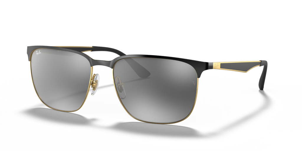 Ray-Ban RB3569 - Black On Gold / Black