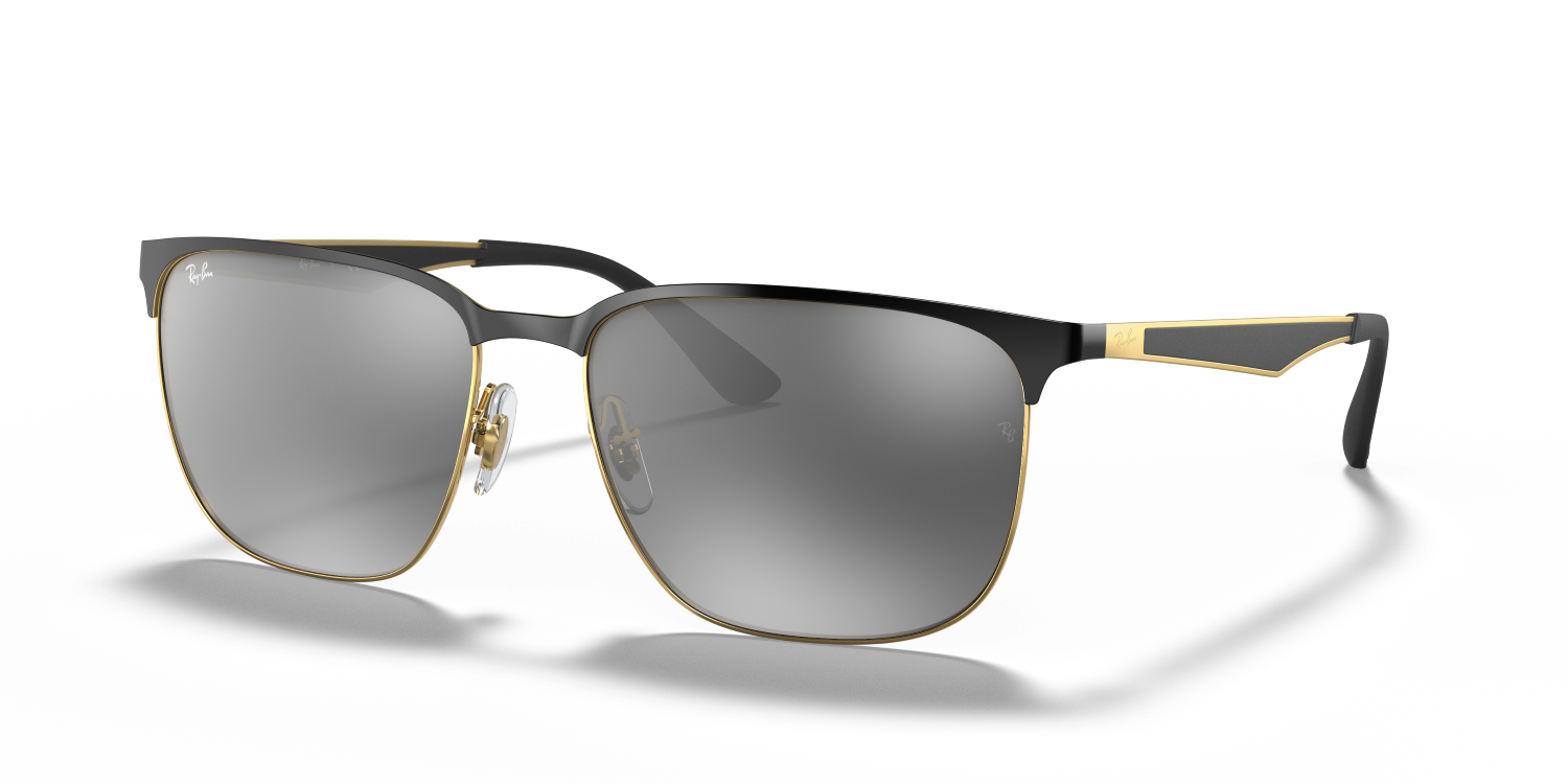 Ray-Ban RB3569 - Black On Gold / Black