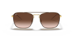 Ray-Ban RB3588 - Brown On Gold / Brown