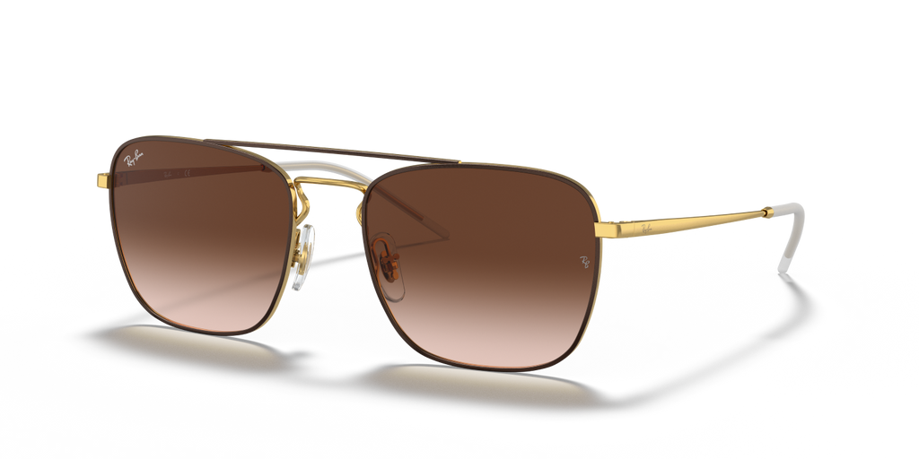 Ray-Ban RB3588 - Brown On Gold / Brown
