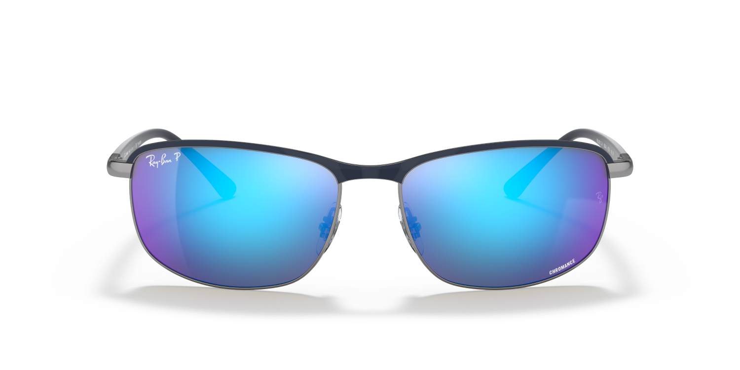 Ray-Ban CHROMANCE RB3671CH - Blue On Gunmetal / Blue