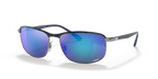 Ray-Ban CHROMANCE RB3671CH - Blue On Gunmetal / Blue