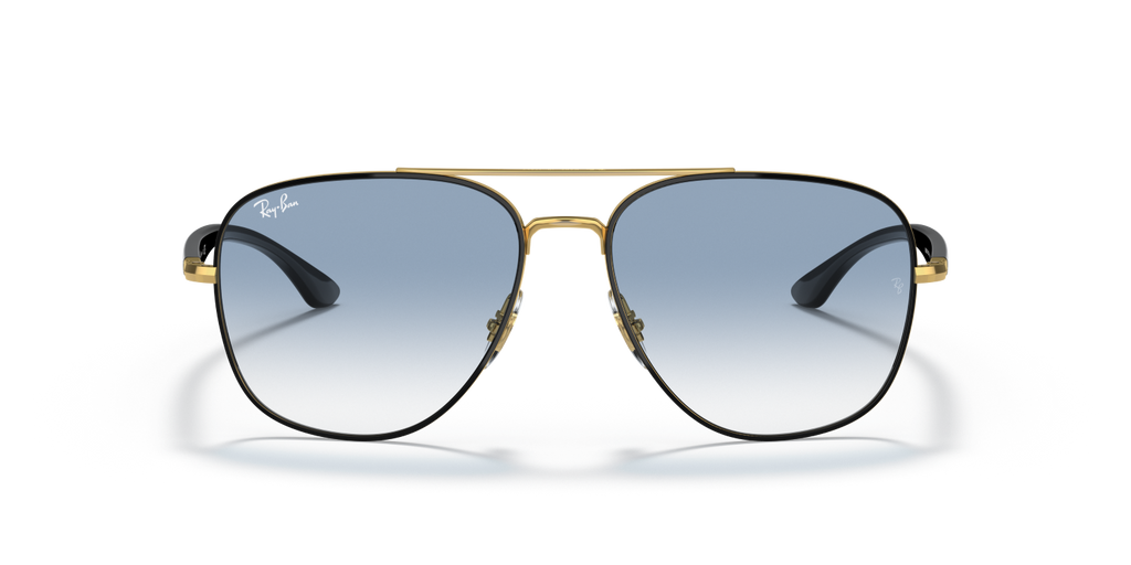 Ray-Ban RB3683 - Black On Gold / Black