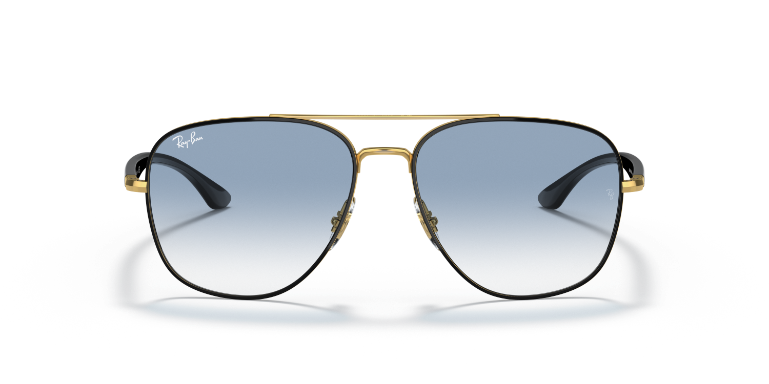 Ray-Ban RB3683 - Black On Gold / Black