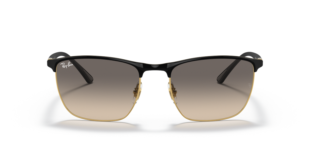 Ray-Ban RB3686 - Black On Gold / Black