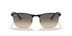 Ray-Ban RB3686 - Black On Gold / Black