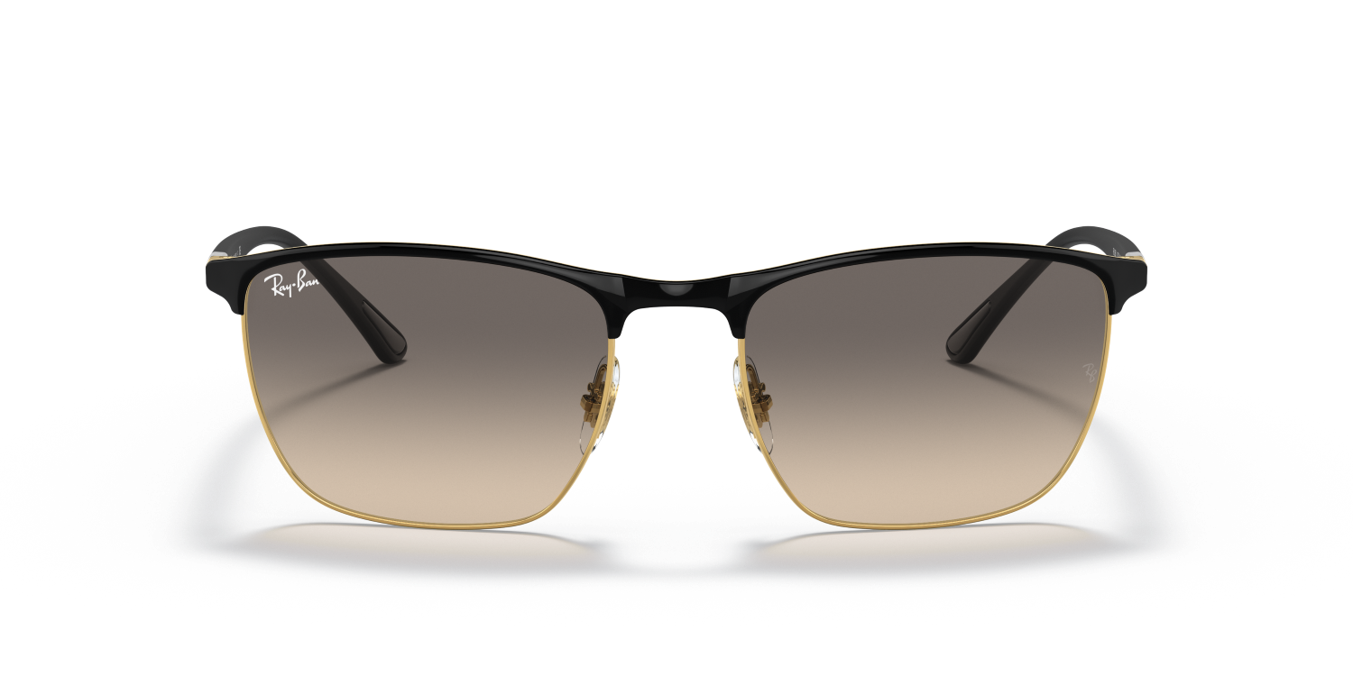 Ray-Ban RB3686 - Black On Gold / Black