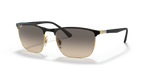Ray-Ban RB3686 - Black On Gold / Black