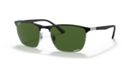 Ray-Ban RB3686 - Black On Silver / Black