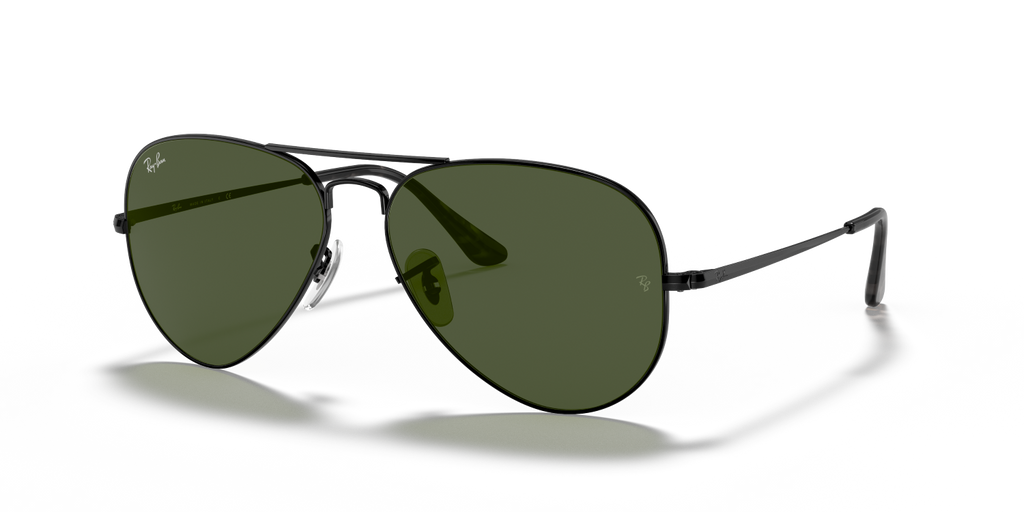 Ray-Ban AVIATOR METAL II RB3689 - Black / Black