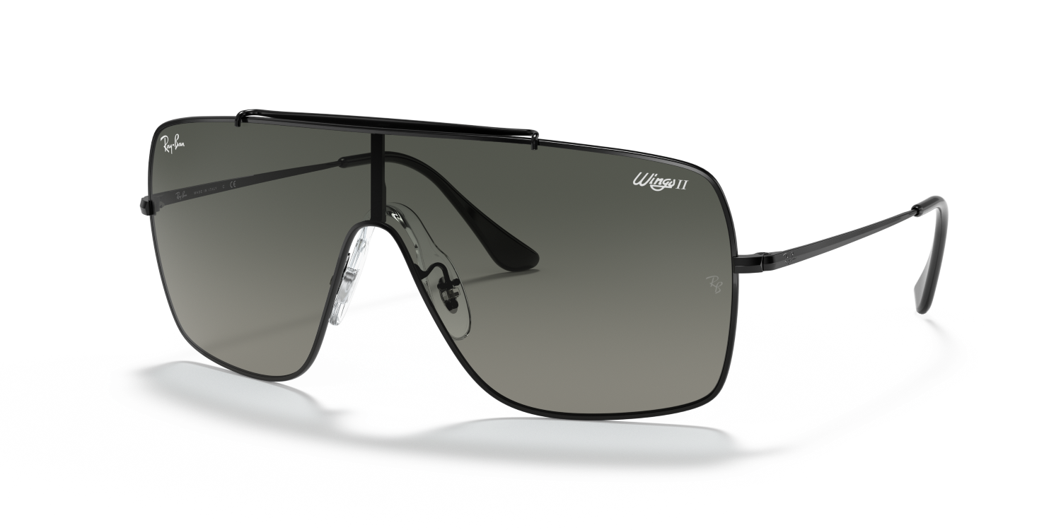 Ray-Ban WINGS II RB3697 - Black / Black