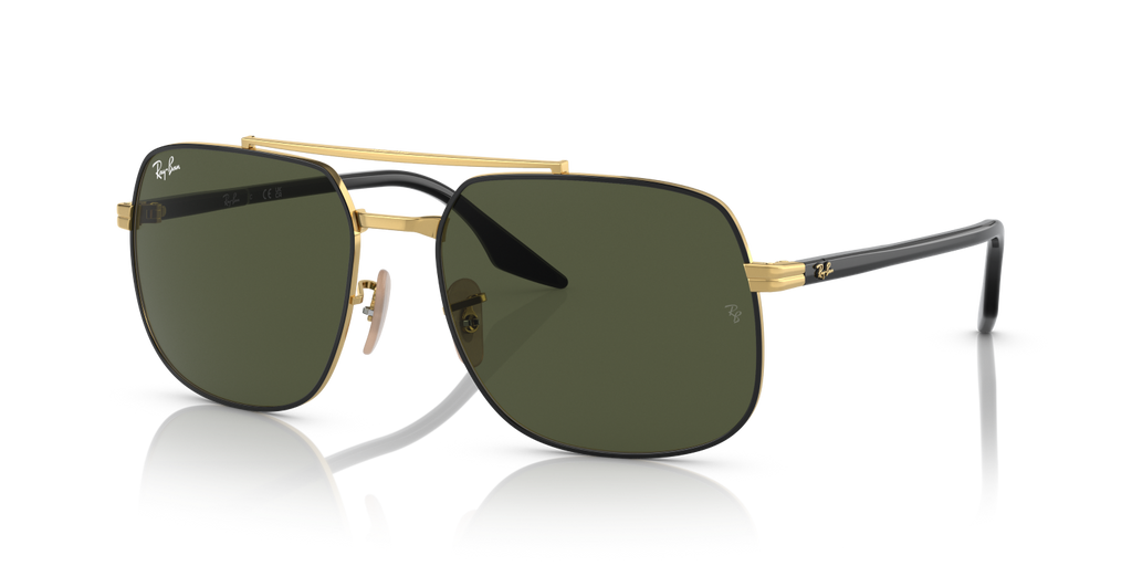 Ray-Ban RB3699 - Black On Gold / Black