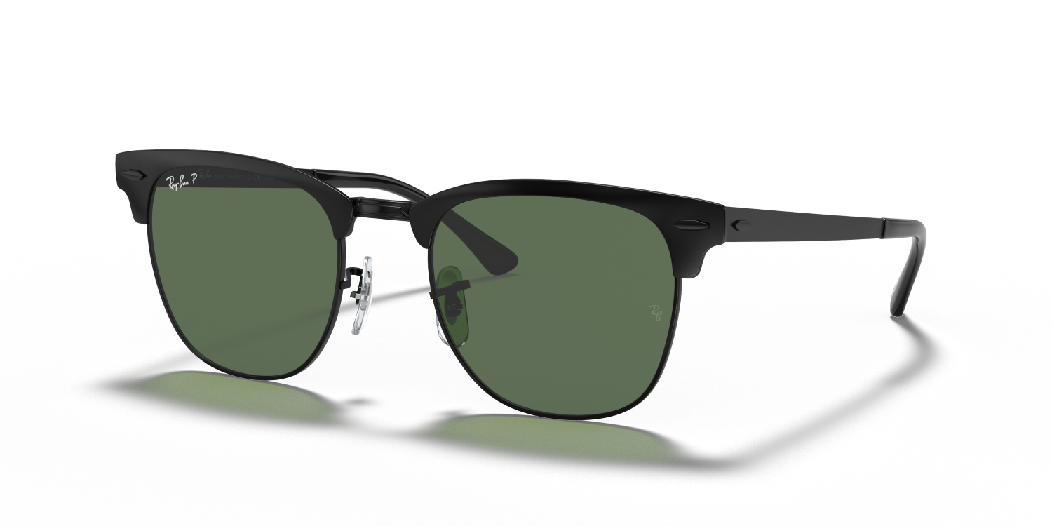 Ray-Ban CLUBMASTER METAL RB3716 - Black / Black