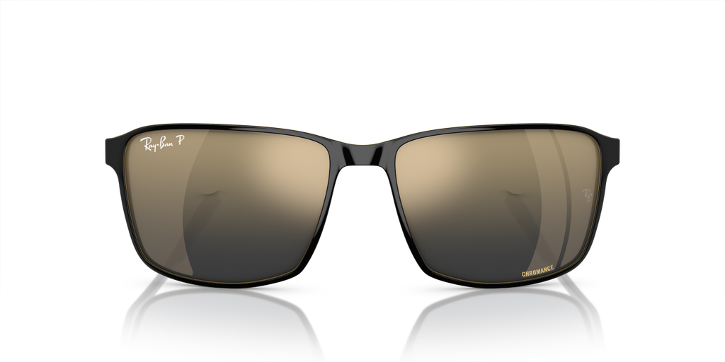 Ray-Ban RB3721CH - Black On Gold / Black