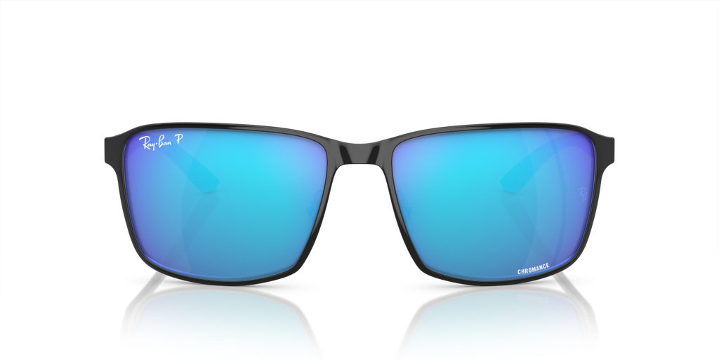 Ray-Ban RB3721CH - Black On Silver / Black