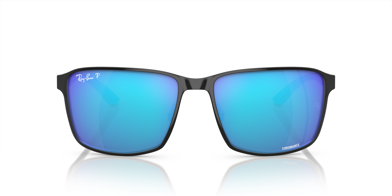 Ray-Ban RB3721CH - Black On Silver / Black