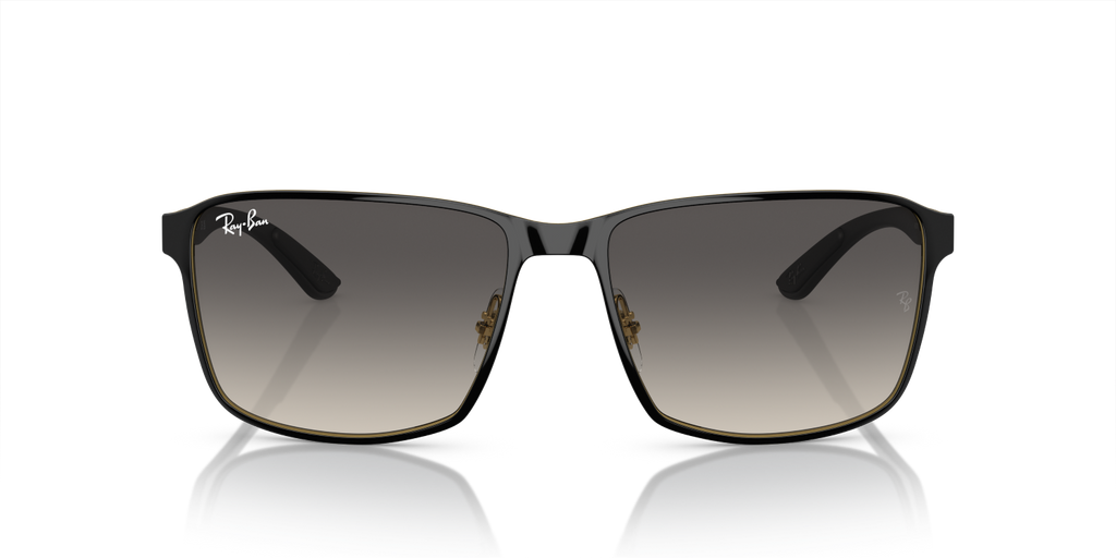 Ray-Ban RB3721 - Black On Gold / Black