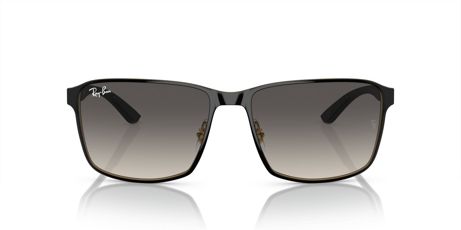 Ray-Ban RB3721 - Black On Gold / Black