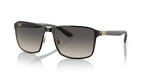 Ray-Ban RB3721 - Black On Gold / Black