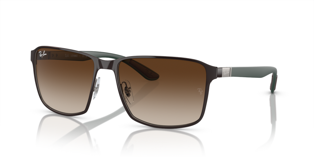 Ray-Ban RB3721 - Brown On Gunmetal / Brown
