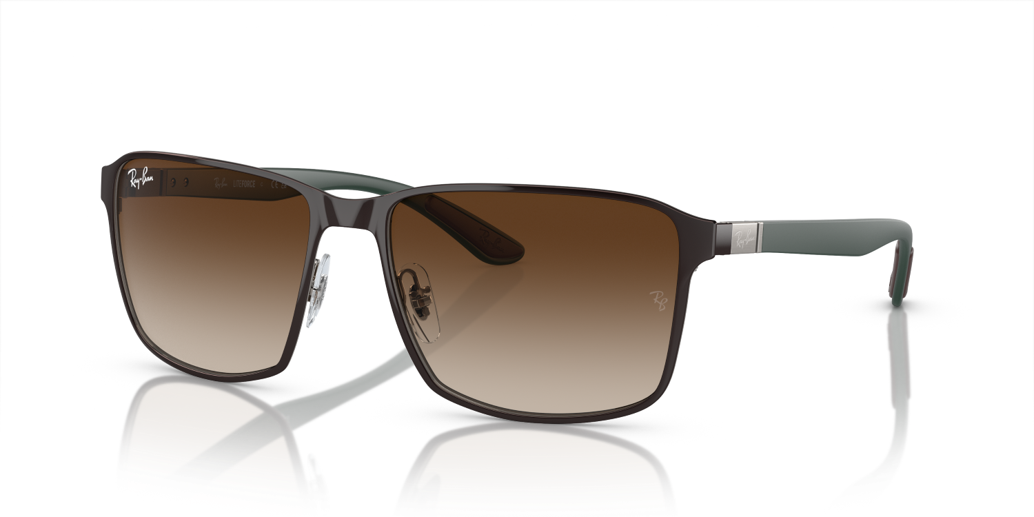 Ray-Ban RB3721 - Brown On Gunmetal / Brown
