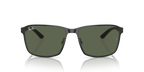 Ray-Ban RB3721 - Black On Silver / Black
