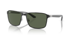 Ray-Ban RB3721 - Black On Silver / Black